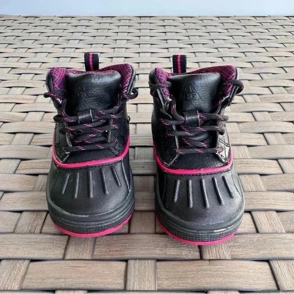 Nike ACG Woodside‎ 2 High Toddler Baby Boots Waterproof Black 524878-001 Size 5